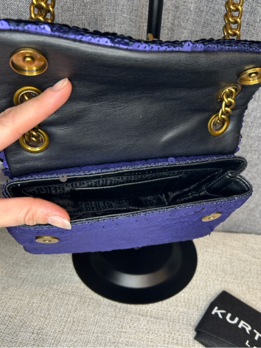 Kurt Geiger Brixton Purple Sequin - Picture 14 of 14